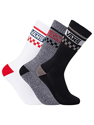 Vans Herren University Crew (US 9-13, 3-Pack) herrensocken, White, OS von Vans