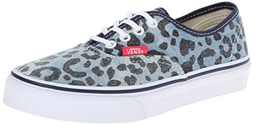 Vans K Authentic, Kinder Sneaker leopard noir/bleu 31,5 eu (1 us) von Vans