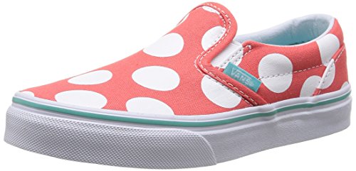 Vans K Classic, Damen Sneaker Mehrfarbig Mehrfarbig (Hot Coral) 28 von Vans