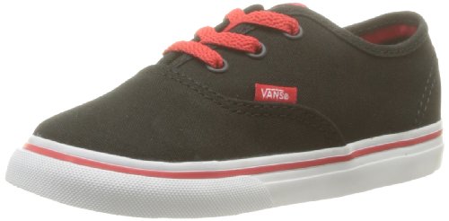 Vans T Authentic, Unisex-Kinder Lauflernschuhe Sneakers, Schwarz (Pop Black/TRU), 21 EU von Vans