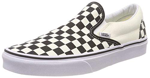 Vans Damen Ua Classic slip-on Low Top, Schwarz Black And White Checker White, 42.5 EU von Vans