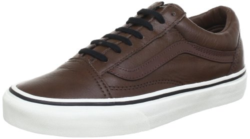 Vans U OLD SCHOOL (AGED LEATHER) VSDI75J, Unisex-Erwachsene Sneaker, Braun ((Aged Leather)), EU 38 von Vans