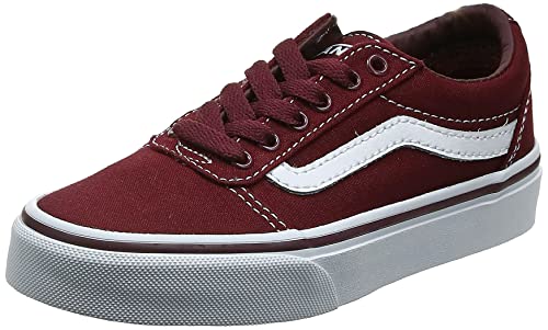 Vans Unisex Kinder Ward Canvas Sneaker, Rot (Leinwand) Port Royale / Weiß 8J7), 35 EU von Vans