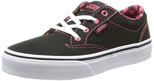 Vans Z Winston (Canvas), Damen Sneaker Schwarz Noir (Black/Pink) 27.5 von Vans