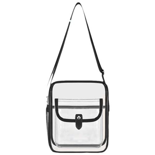 Varatiktok Klare Umhängetasche für Damen,Stadium Klare Tasche - Stadionzugelassene PVC-Geldbörse für Damen, transparent - Wasserdichter Behälter für Sonnencreme, Mobiltelefone, von Varatiktok