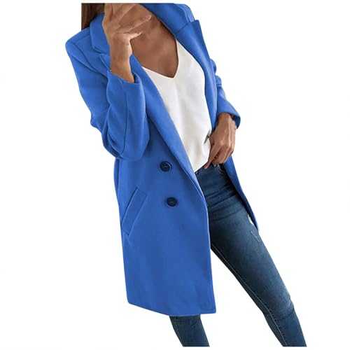 Vasreyy Damen Strickjacke Lang Elegant Einfarbig Vorne Offen Coatigan Revers Knopfleiste Jacke Leicht Cardigan Winter Pullover Langarm Warm Strickmantel Verkaufsstand Vasreyy Damen Strickjacke Lang Elegant Einfarbig Vorne Offen Coatigan Revers Knopfleiste Jacke Leicht Cardigan Winter Pullover Langarm Warm Strickmantel Verkaufsstand von Vasreyy