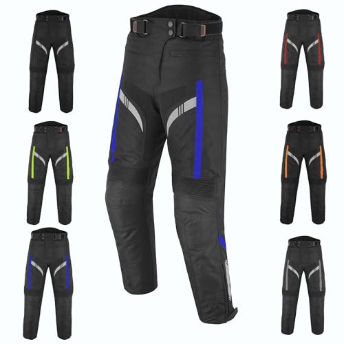 Vaster Moto Motorradhose für Herren, wasserdicht, Cordura-Textilien, Schutzhose für Motorradhose mit abnehmbaren Panzern, M, L Vaster Moto Motorradhose für Herren, wasserdicht, Cordura-Textilien, Schutzhose für Motorradhose mit abnehmbaren Panzern, M, L von Vaster Moto