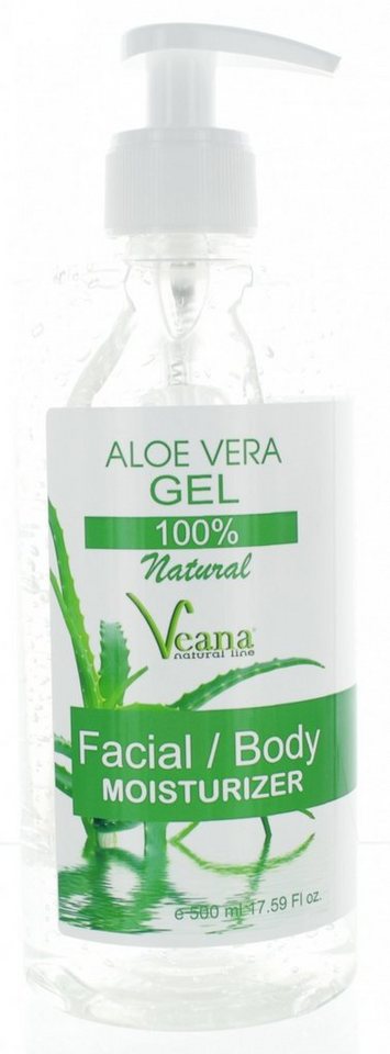 Veana Körperpflegemittel Aloe Vera Gel 100% natural (500ml) gegen Sonnenbrand, Entzündungen und Insektenstiche, wirksam bei Akne, Rosacea, Neurodermitis und Schuppenflechte - PREMIUM Qualität - made in Europe von Veana