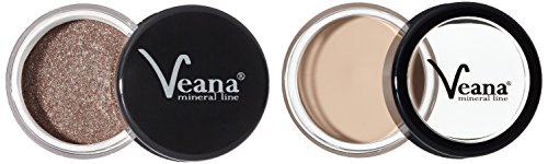 Veana Mineral Line Lidschatten plus Eye Primer copper cocoa, 1er Pack (1 x 10 g) von Veana