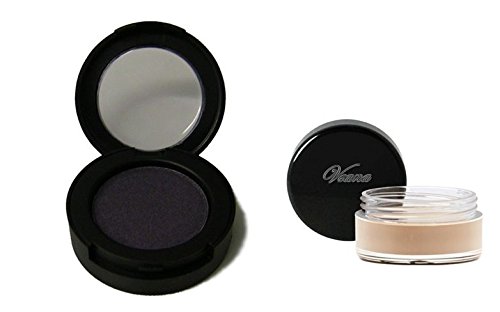 Veana Set: Mineral Lidschatten + Primer Deep Purple, 1er Pack (1 x 10 g) von Veana