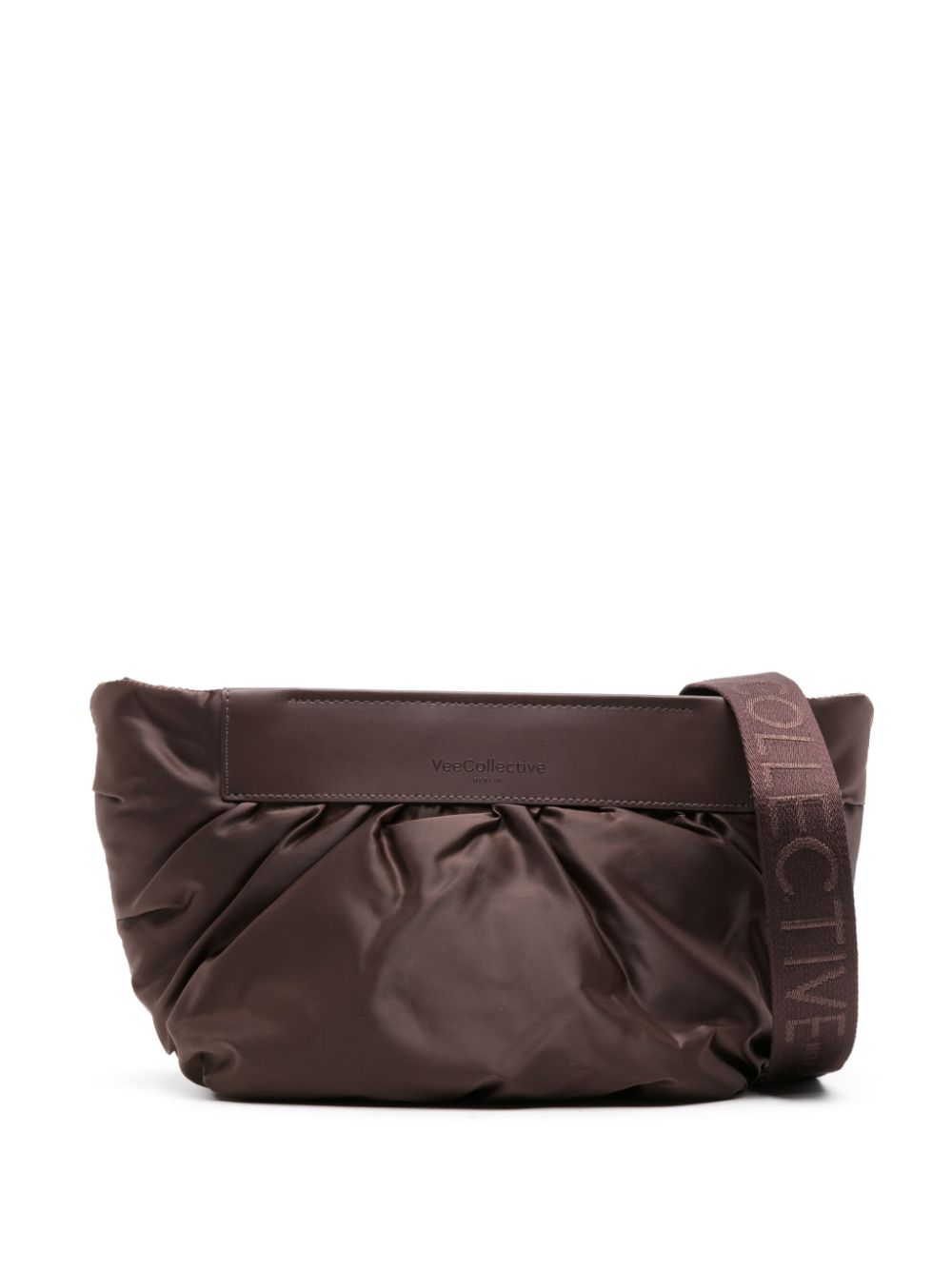 VeeCollective Caba Clutch - Braun von VeeCollective