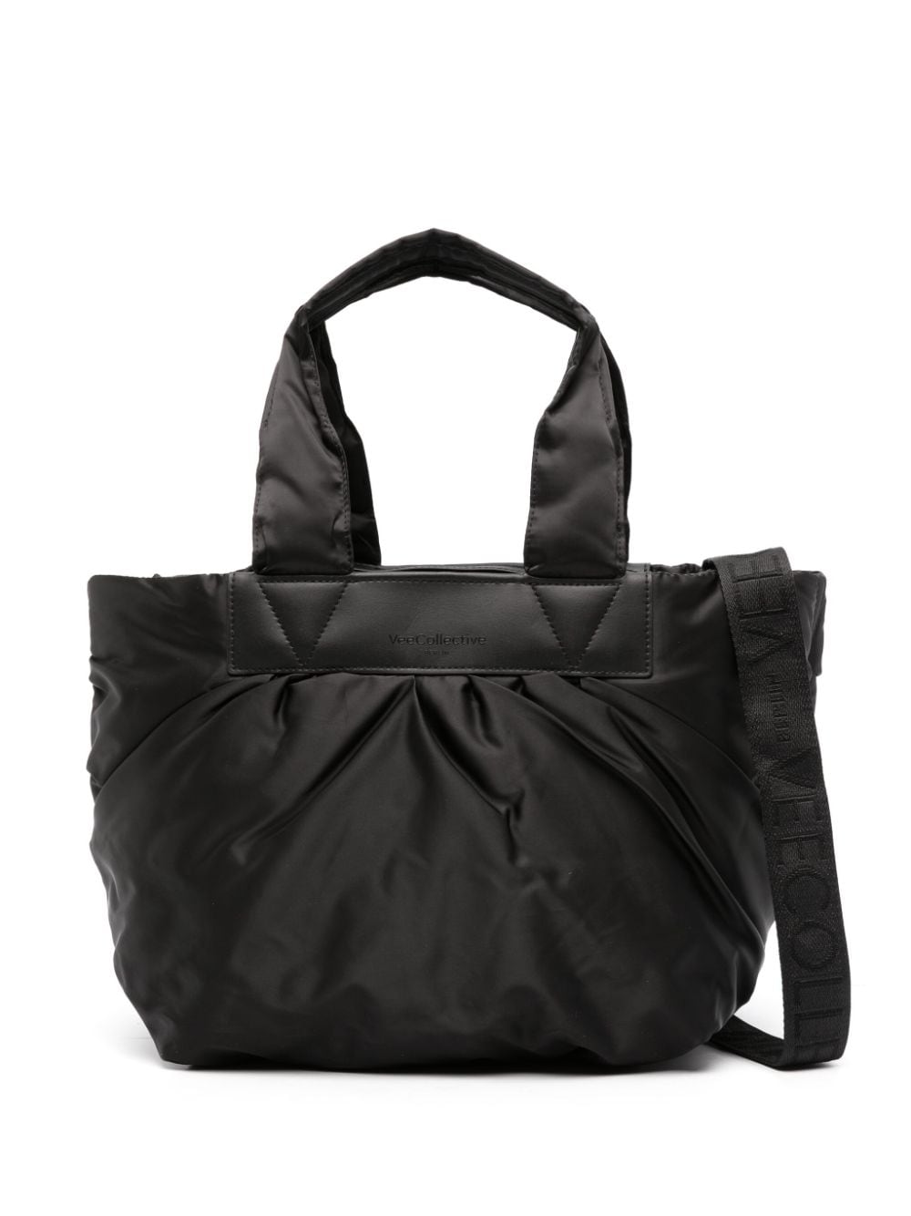 VeeCollective Kleiner Cabas Shopper - Schwarz von VeeCollective