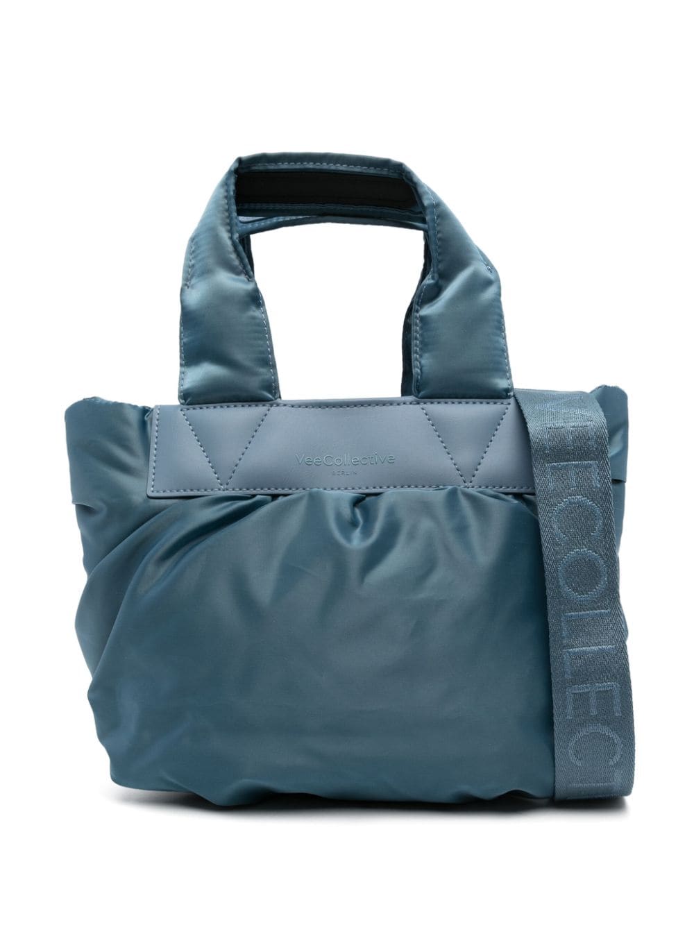 VeeCollective Mini Cabas Handtasche - Blau von VeeCollective