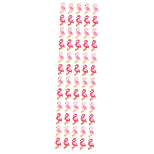 Veemoon 120 Stk Flamingo-zubehör Schlüsselanhänger Aus Harz Bastelzubehör Selber Machen Haarschmuck Bastelbedarf Zubehör Für Telefongehäuse Diy & Handwerk Miniatur Modell von Veemoon
