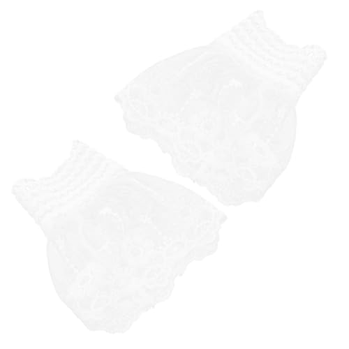 Veemoon 1Paar Stretch Handgelenkmanschetten für Damen Rüschen Blumenspitze für Hochzeiten Partys Cosplay Weiche Bequeme Accessoires Veemoon 1Paar Stretch Handgelenkmanschetten für Damen Rüschen Blumenspitze für Hochzeiten Partys Cosplay Weiche Bequeme Accessoires von Veemoon