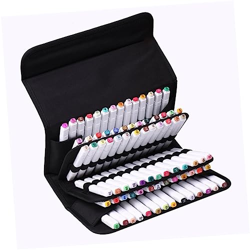 Veemoon Marker Organizer Tragetasche mit Fächern Praktische Aufbewahrung für Kunst und Bastelbedarf Schwarz Tragbar mit Handgriff und Abnehmbarem Karabinerhaken Veemoon Marker Organizer Tragetasche mit Fächern Praktische Aufbewahrung für Kunst und Bastelbedarf Schwarz Tragbar mit Handgriff und Abnehmbarem Karabinerhaken von Veemoon