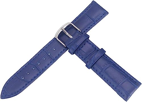 VekkEr Nylon-Uhrenarmband, Sport-Uhrenarmbänder, Uhrenarmband, Uhrenarmband, Lederarmbänder, 12 mm–26 mm, Uhrenzubehör, Herren-Uhrenarmbänder, Blau, 17 mm von VekkEr