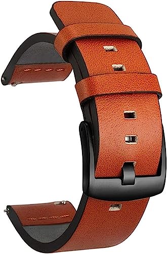 VekkEr Nylon-Uhrenarmband, Sportuhrenarmbänder, Uhrenarmband, 18 mm-24 mm, Lederarmband, Uhrenzubehör, Schwarz Orange, 18 mm von VekkEr