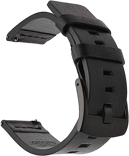 VekkEr Nylon-Uhrenarmband, Sportuhrenarmbänder, Uhrenarmband, 18 mm–24 mm, Lederarmband, Uhrenzubehör, Schwarz Schwarz, 22 mm von VekkEr