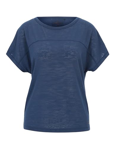 Venice Beach Sport-T-Shirt für Damen mit kleinen seitlichen Schlitzen und Rundhalsausschnitt Kayla S, Dark Navy von Venice Beach