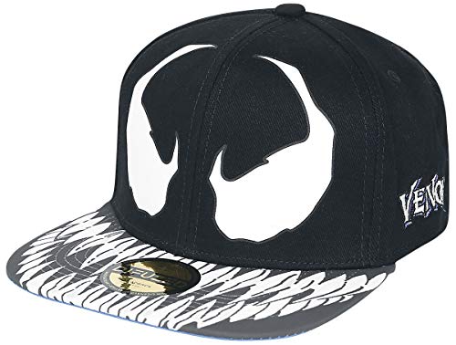 Venom (Marvel) Herren mützen Baseballkappe, Schwarz/Blau, One Size von Marvel