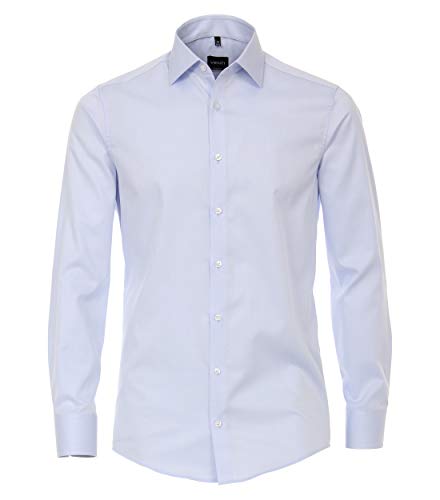 Venti Businesshemd Uni Modern Fit Hellblau 41 von Venti