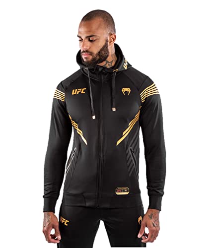 Venum Herren UFC Walkout Authentic Fight Night Hoodie Kapuzenpullover, Schwarz/Gold, XX-Large von Venum