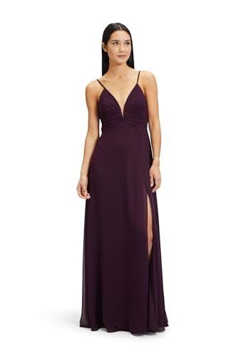 Vera Mont Damen 8767/4000 Kleid, Shiny Aubergine, 36 von Vera Mont