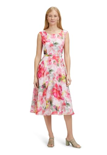 Vera Mont Damen Cocktailkleid mit Print Pink/Green,38 von Vera Mont