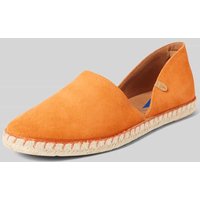 Verbenas Espadrilles in unifarbenem Design Modell 'CARMEN SERRAJE' in Orange, Größe 40 von Verbenas