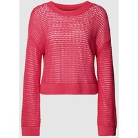 Vero Moda Strickpullover mit überschnittenen Schultern Modell 'MADERA' in Pink, Größe L von Vero Moda