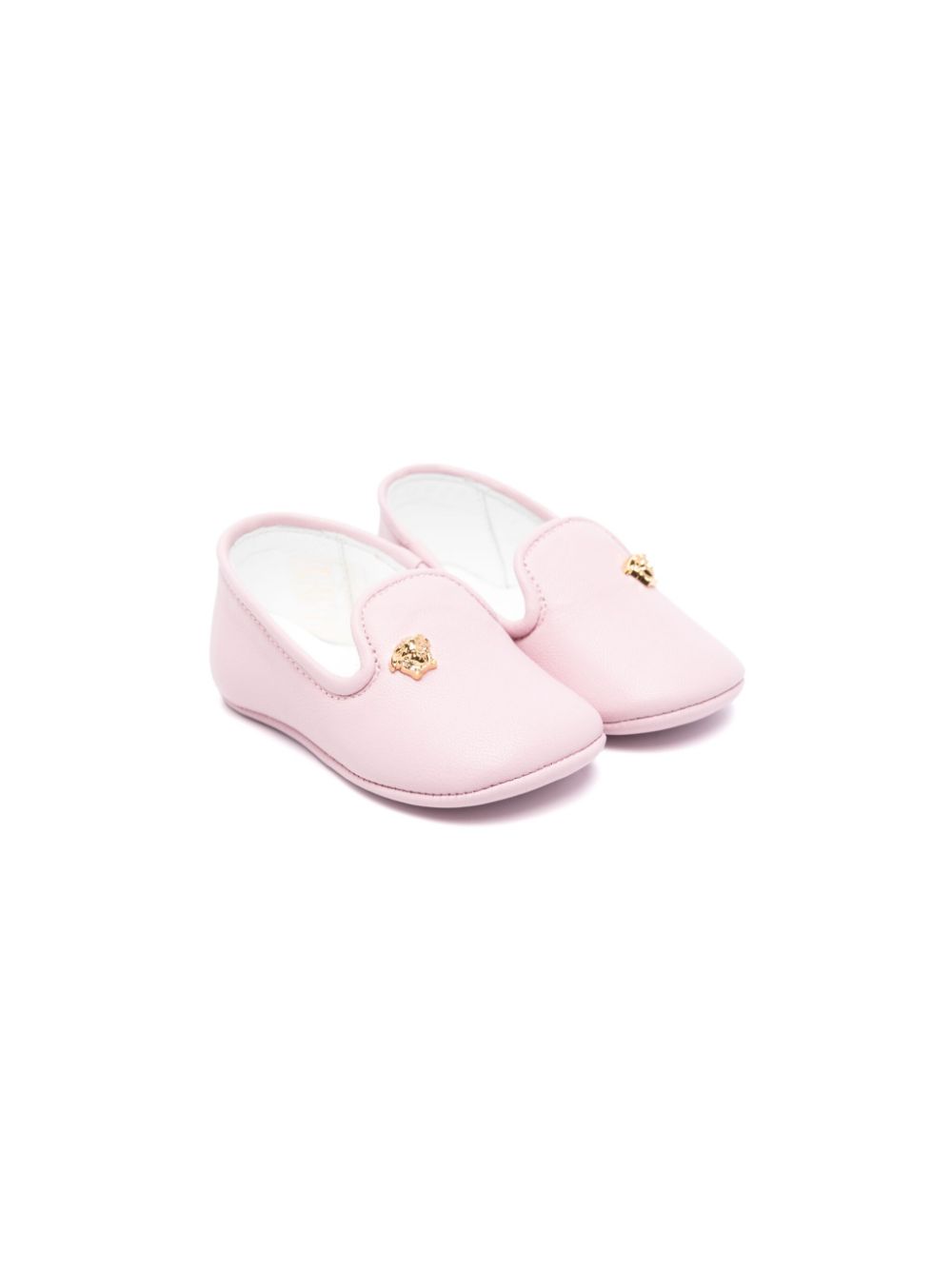 Versace Kids Ballerinas mit Medusa Head-Detail - Rosa von Versace Kids