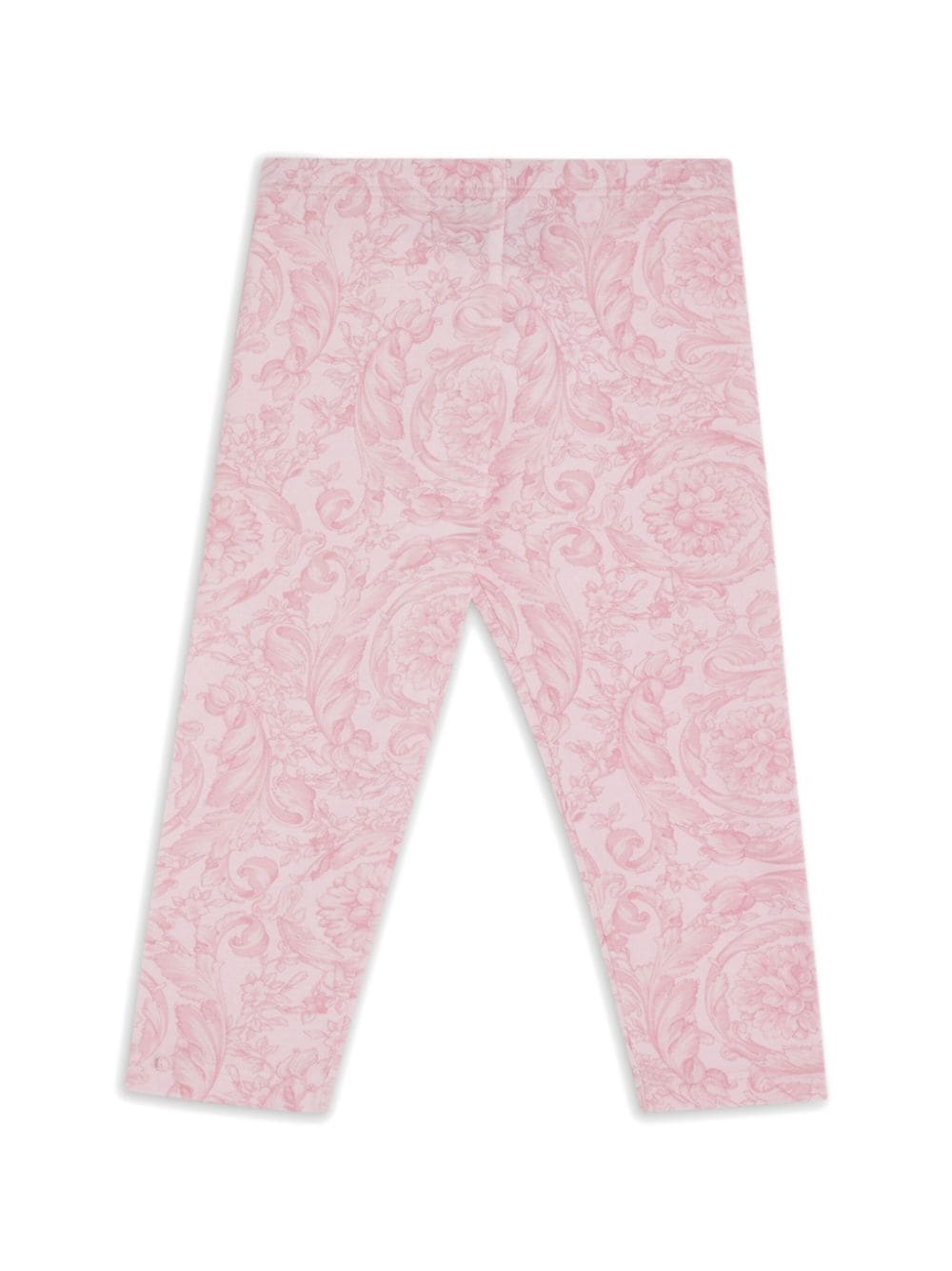 Versace Kids Jersey-Leggings mit Barocco-Print - Rosa von Versace Kids