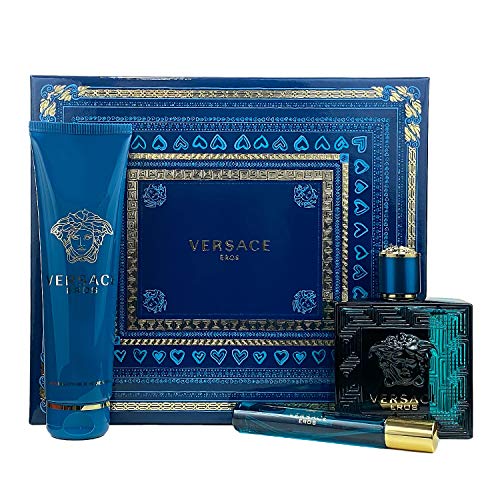 Versace Eros - EdT 100 ml + sh/gel 150 ml + EdT 10 ml SET von Versace