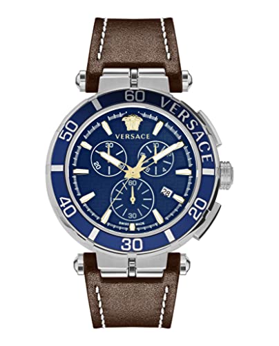 Versace Herren Armbanduhr GRECA Chrono 45 mm VE3L00122 von Versace