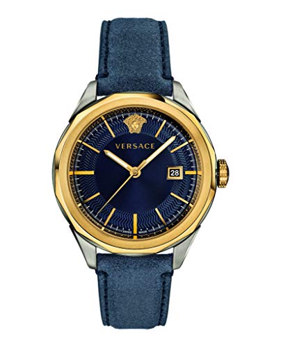 Versace Herren Armbanduhr Glaze Bicolor Blau - VERA00218 von Versace