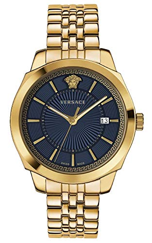 Versace Herren Armbanduhr ICON Classic 42 D/BLU B/IP2N V316 VEV9006 19 von Versace