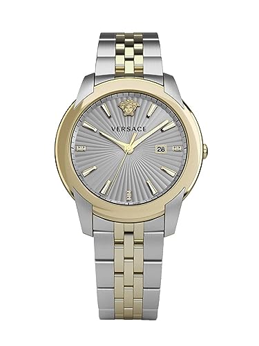 Versace Herren Armbanduhr V-Urban 42 mm Armband Edelstahl VELQ00919 von Versace