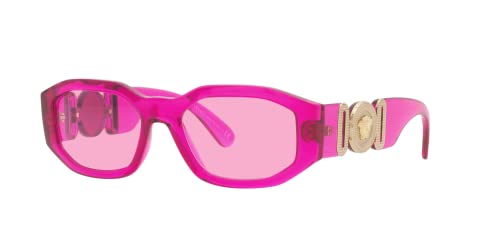 Versace VE4361-5334/5-53 - Herren Sonnenbrille - TRANSPARENT FUXIA von Versace