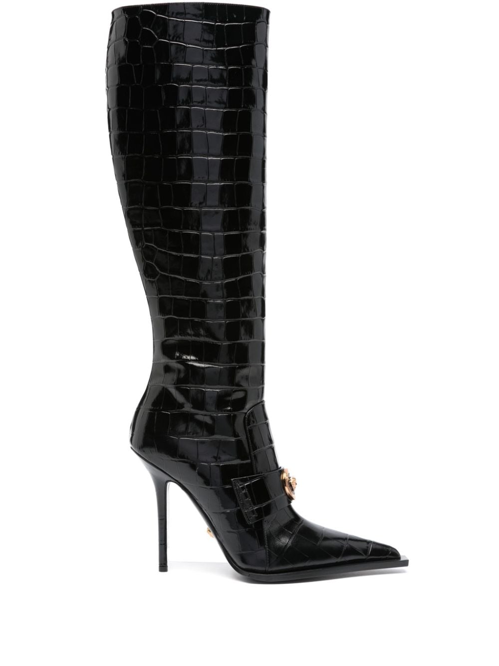 Versace Klassische Chelsea-Boots - Schwarz von Versace