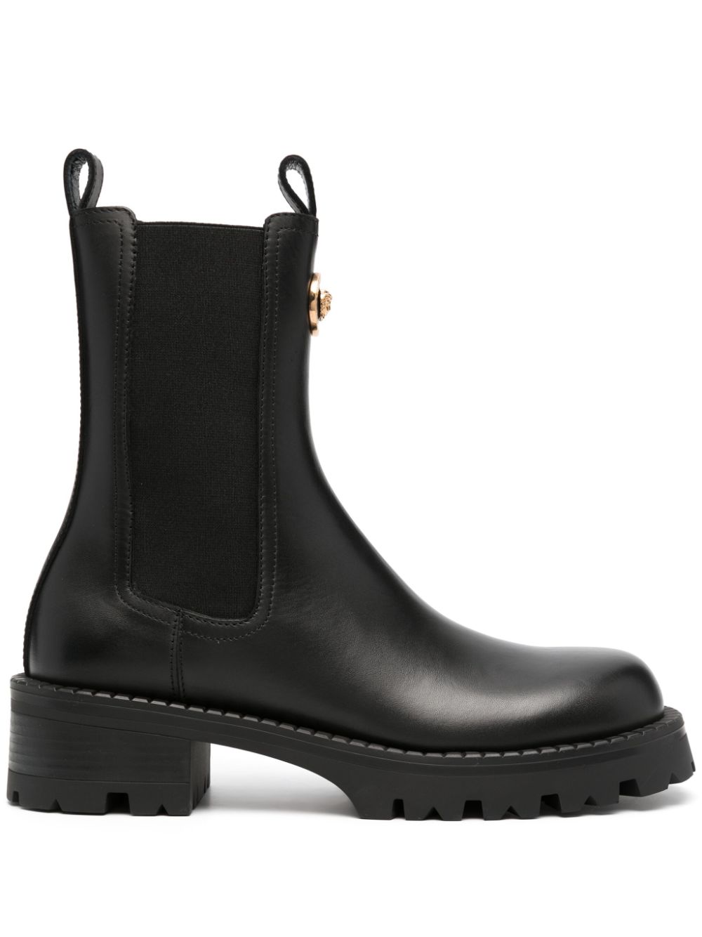 Versace Alia Chelsea-Boots - Schwarz von Versace