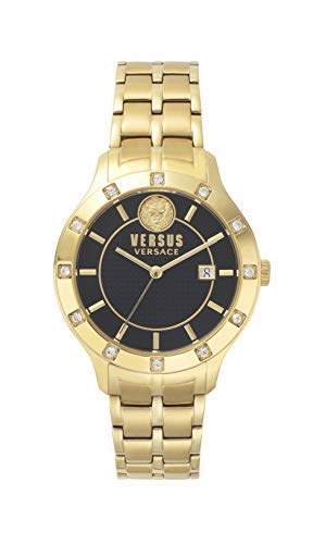 Versus by Versace Damen Analog Quarz Uhr mit Edelstahl Armband VSP460318 von Versus Versace