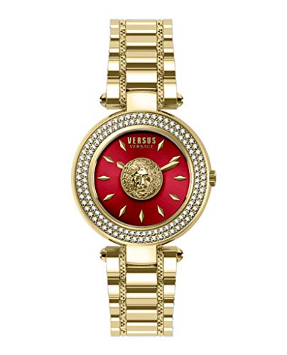 Versus Versace VSP642418 Brick Lane Damenuhr Red Dial Edelstahlband von Versus Versace