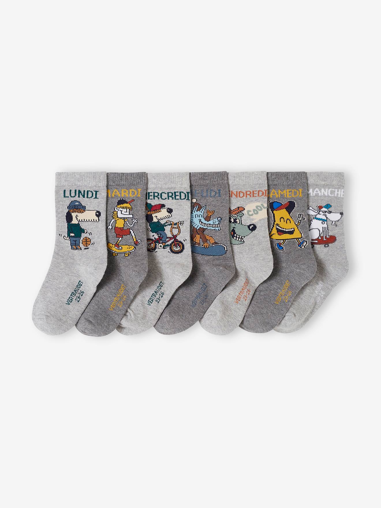 7er-Pack Jungen Socken Oeko-Tex von Vertbaudet