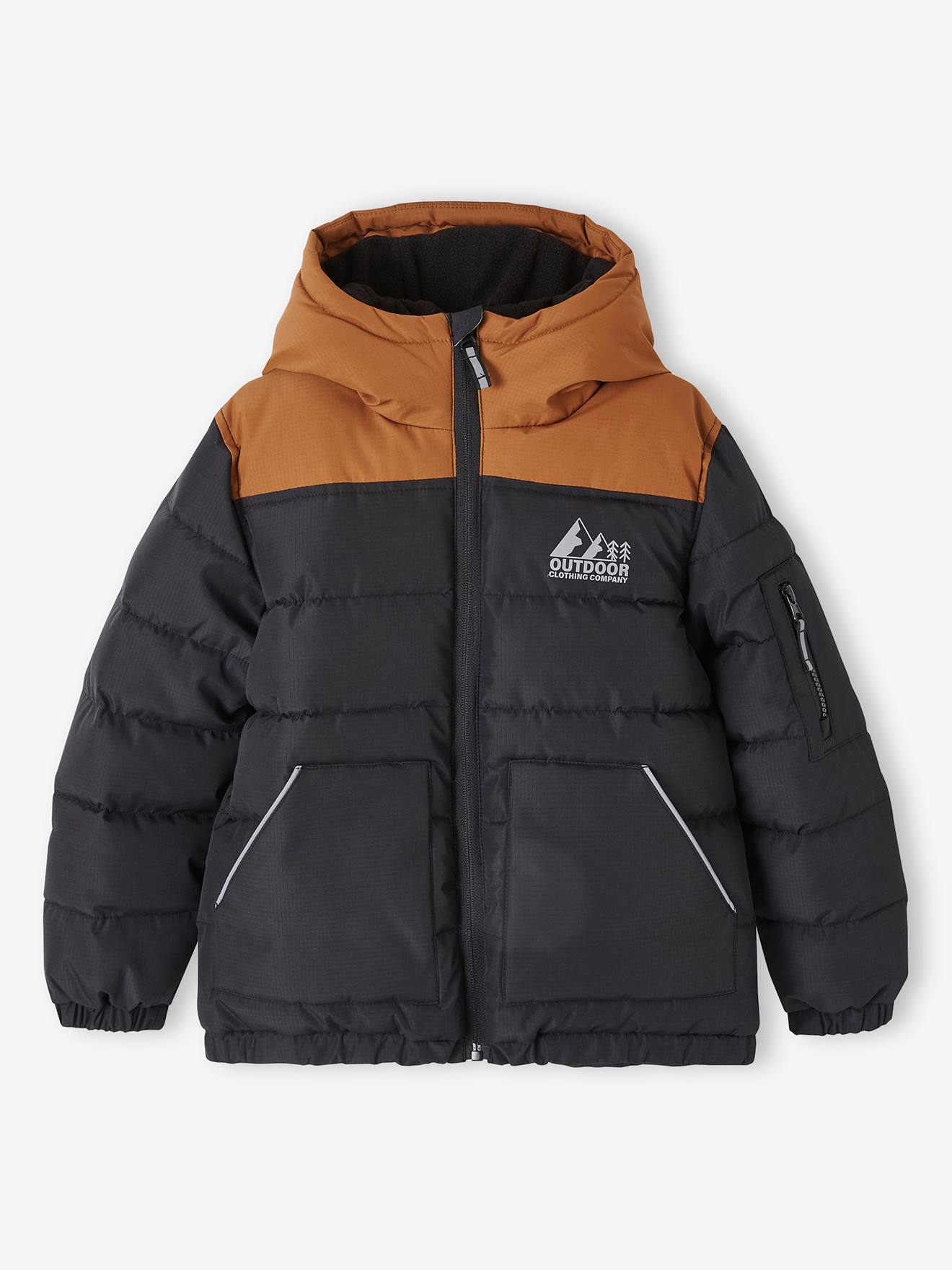 Jungen Steppjacke mit Kapuze von Vertbaudet