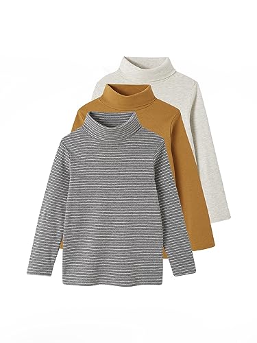 VERTBAUDET 3er Pack Jungen T-Shirt Rollkragen, ocker, 6 Jahre VERTBAUDET 3er Pack Jungen T-Shirt Rollkragen, ocker, 6 Jahre von Vertbaudet