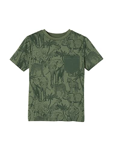 VERTBAUDET Kurzärmeliges T-Shirt mit Grafiken für Jungen, grün, 5 Jahre VERTBAUDET Kurzärmeliges T-Shirt mit Grafiken für Jungen, grün, 5 Jahre von Vertbaudet
