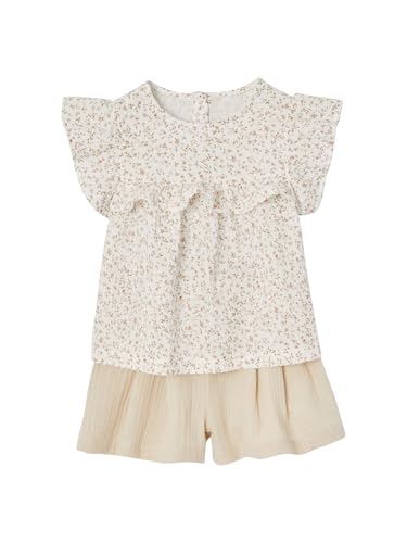Vertbaudet Festliches Mädchen-Set: Bluse & Shorts aus Musselin weiß 86 Vertbaudet Festliches Mädchen-Set: Bluse & Shorts aus Musselin weiß 86 von Vertbaudet