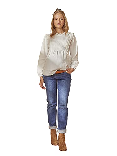 Vertbaudet Umstands-Jeans mit Stretch-Einsatz, Mom-Fit dunkelblau verwaschen 44 Vertbaudet Umstands-Jeans mit Stretch-Einsatz, Mom-Fit dunkelblau verwaschen 44 von Vertbaudet