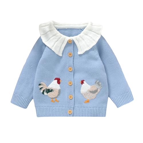 Verve Jelly Neugeborenes Baby Mädchen Junge Niedlich Langarm Strickjacke mit Knopfverschluss Kleinkind Strickpullover Säugling Herbst Winter Kleidung Hellblau 80 9-12 Monate Verve Jelly Neugeborenes Baby Mädchen Junge Niedlich Langarm Strickjacke mit Knopfverschluss Kleinkind Strickpullover Säugling Herbst Winter Kleidung Hellblau 80 9-12 Monate von Verve Jelly